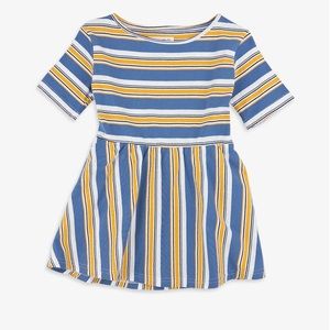 Sovereign Code Daily Striped Short Sleeve Dress
